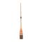 Coastal Brown and Orange Wood Oar Wall Art, 61" x 6" x 2"